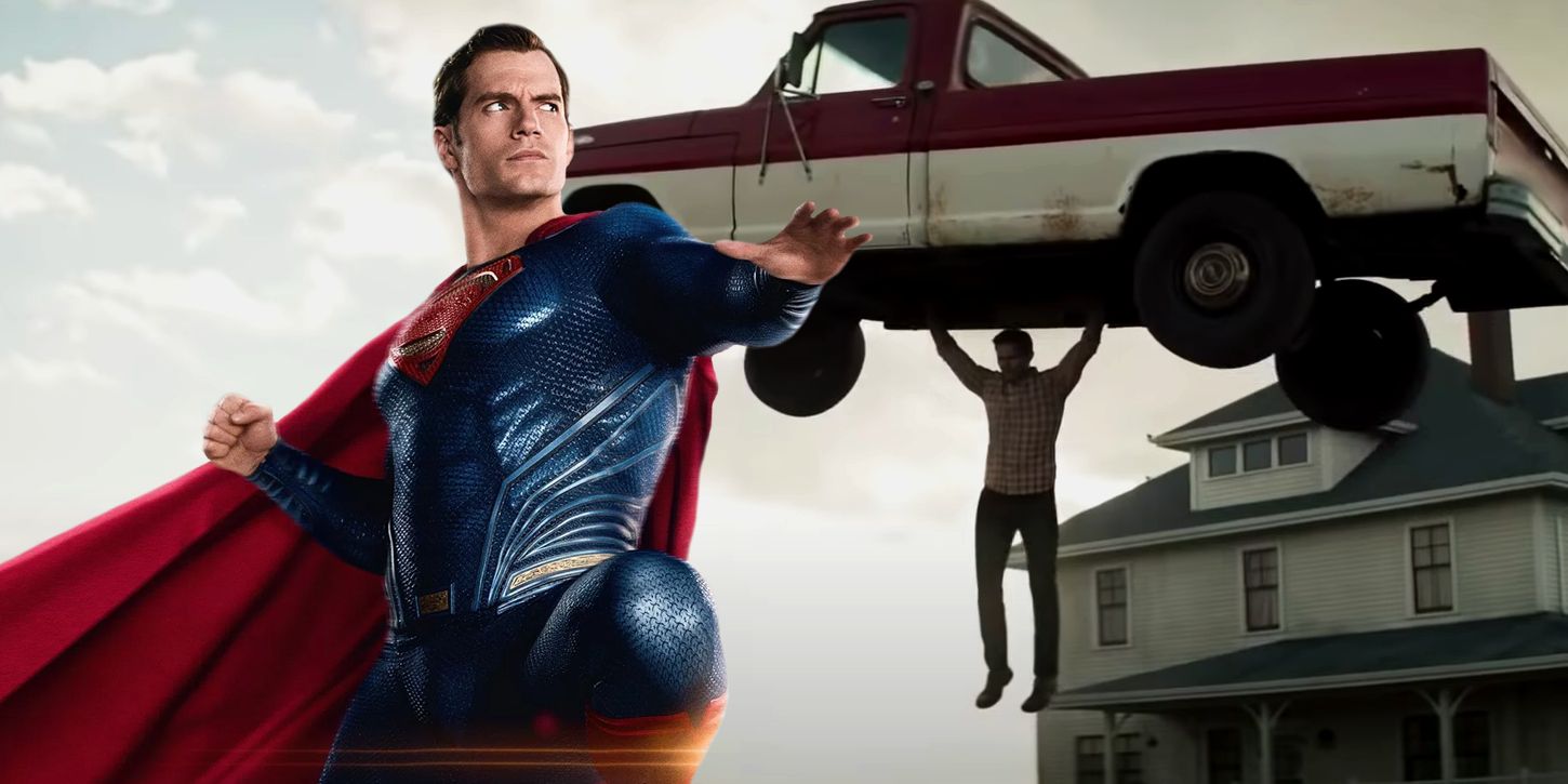 Henry Cavill and Tyler Hoechlin as Superman