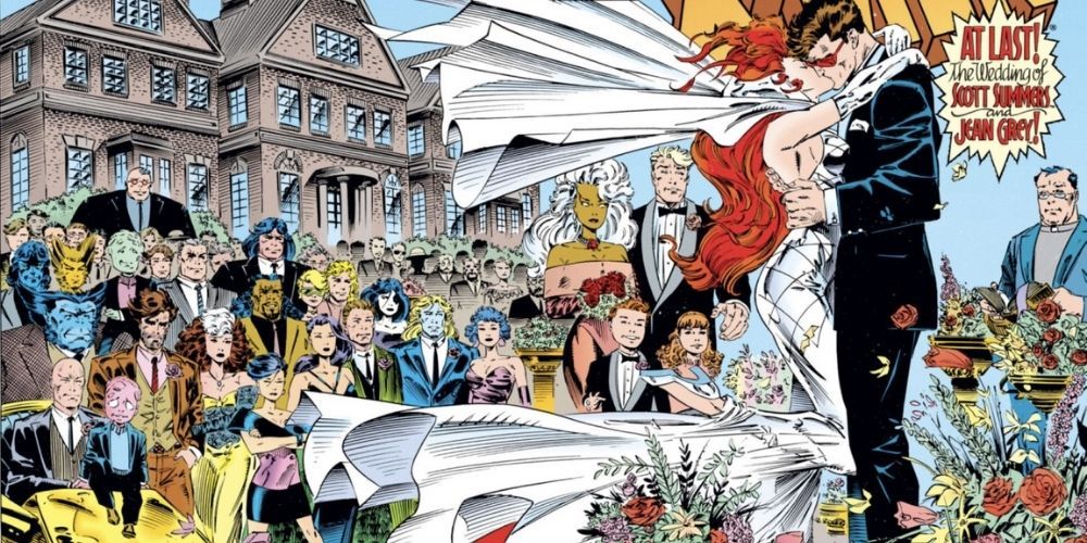 Marriage of Cyclops and Jean Grey X-Men Marvel