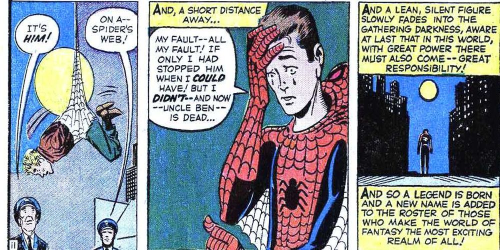 Spider-Man in Amazing Fantasy 15