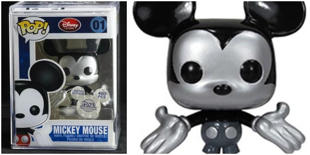 Metallic Mickey Mouse Funk Pop Figure Disney