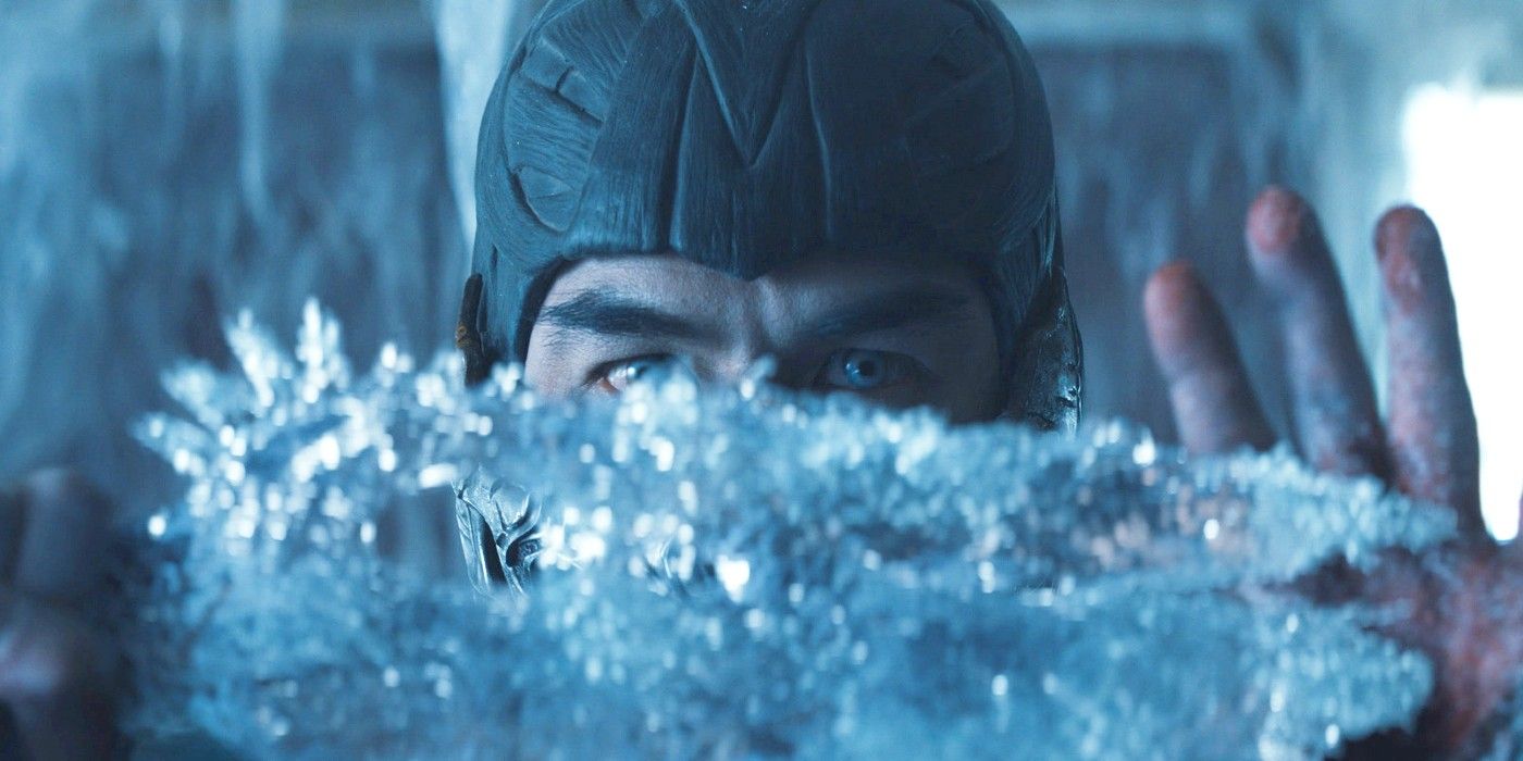 Sub-Zero crafts ice in 2021's Mortal Kombat movie