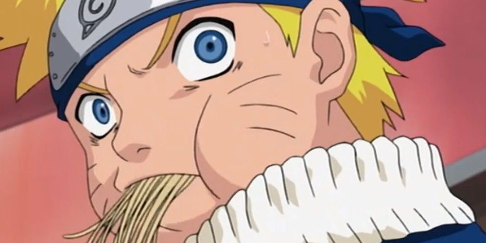 Naruto Eating Ramen In Naruto Anime