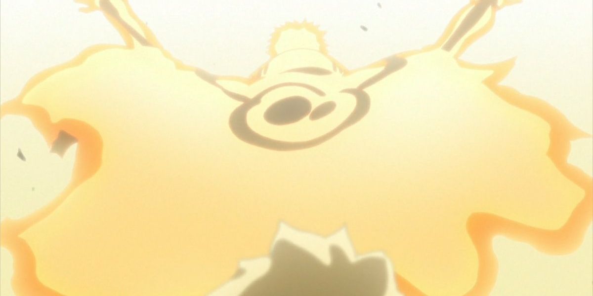 Naruto during Momoshiki's attack