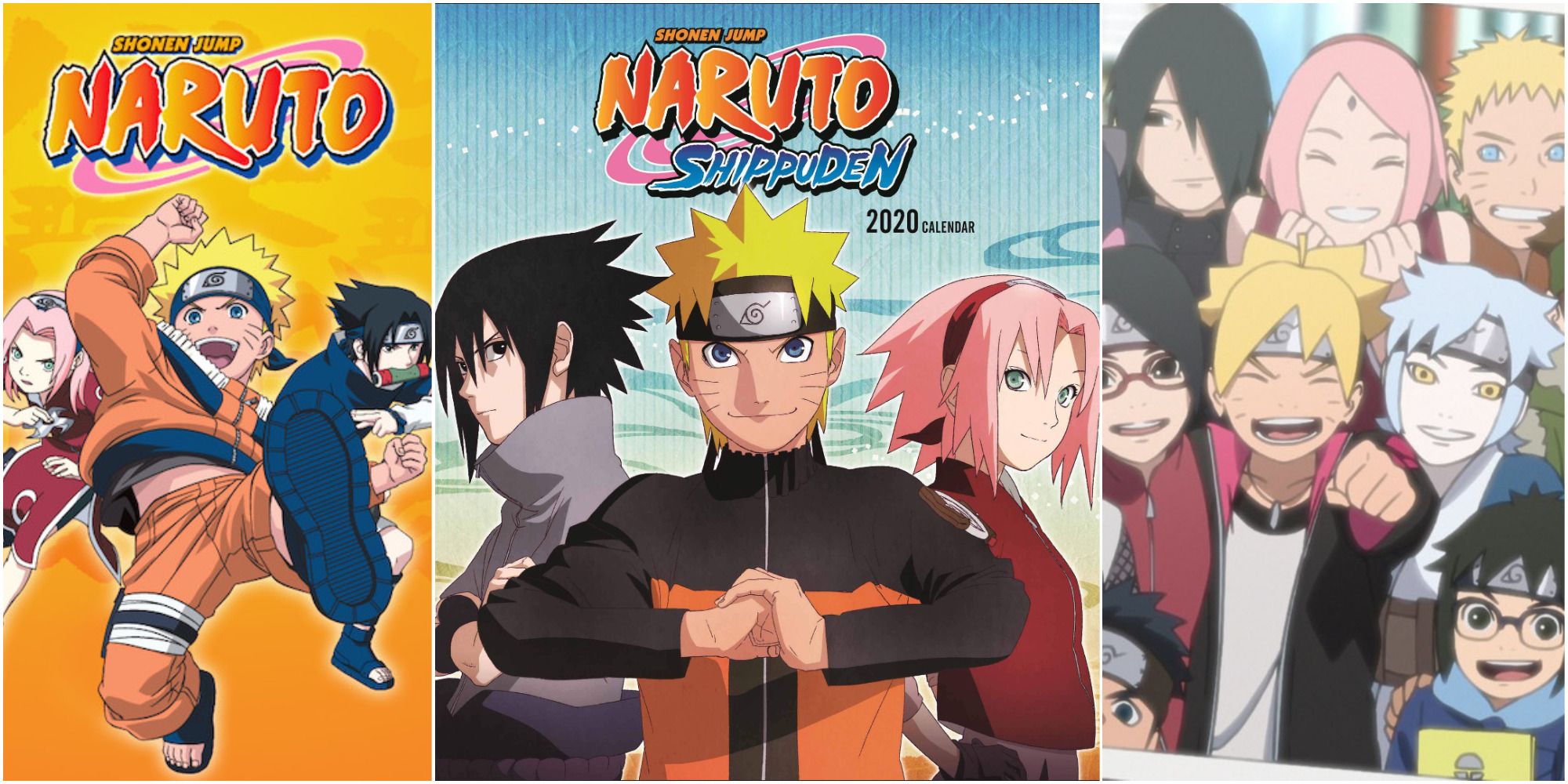 Naruto Team 7 through the ages