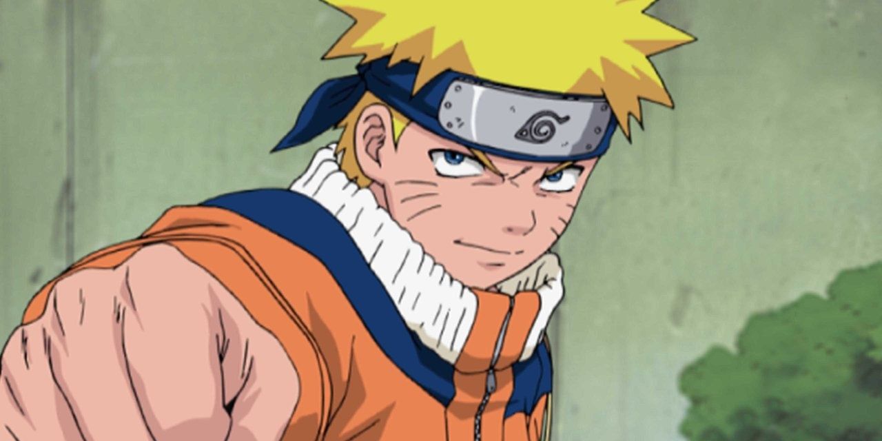 Naruto Uzumaki from Naruto ready to fight.