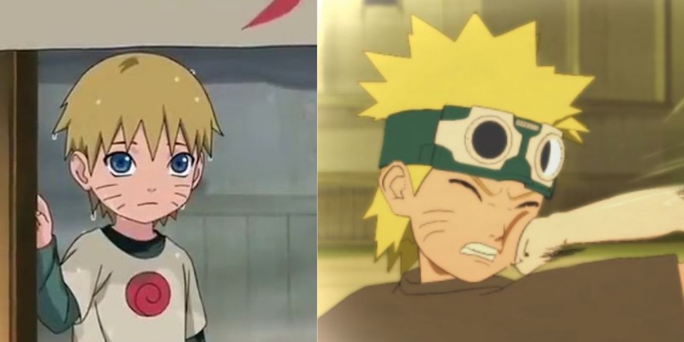 I'm Naruto Shippuden and this is my son Normal Naruto, we took