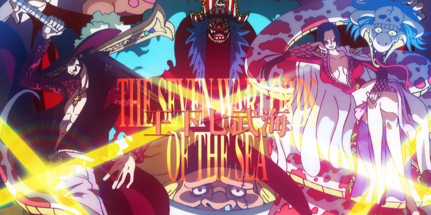 Seven Warlords of the Sea  Anime, Piece manga, Governo mundial