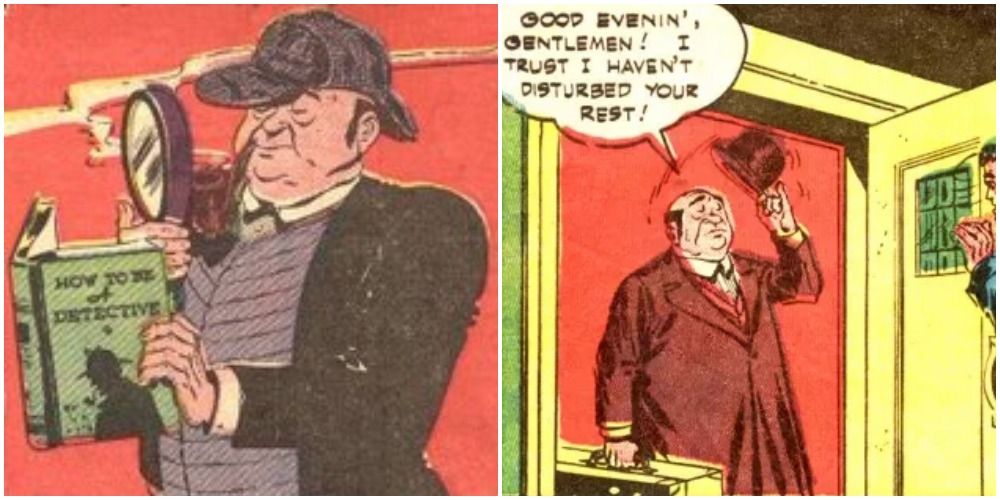 Original Alfred Detective Comic Two Panels