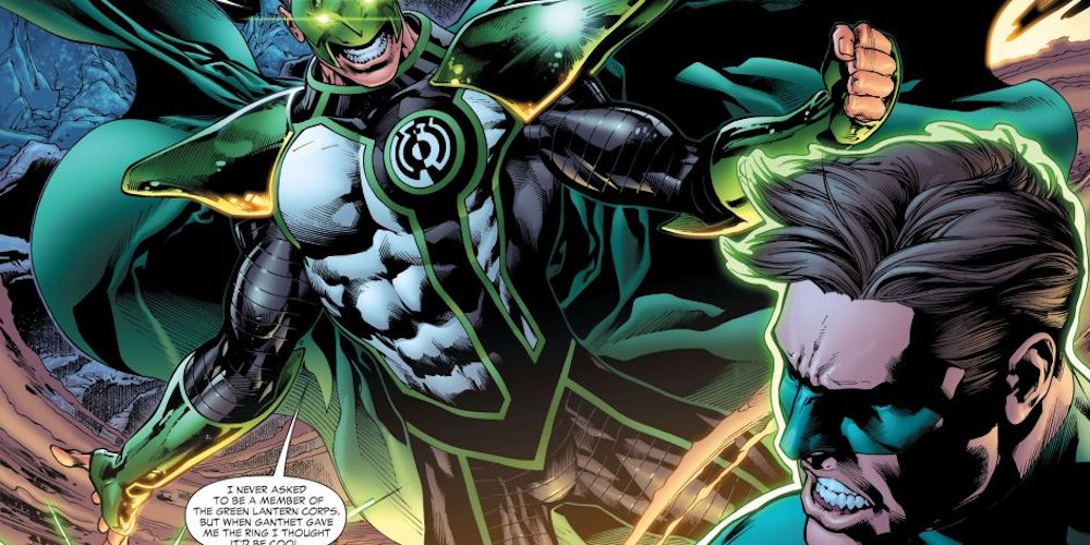 DC Parallax Fights John Stewart Green Lantern
