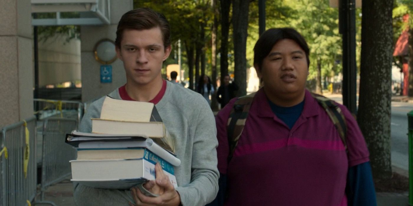 Peter Parker and Ned Leeds from Spider-Man Homecoming