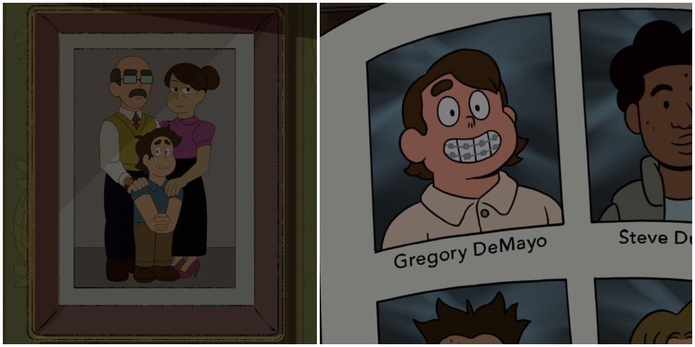 Photo of Gregs Parents and School Yearbook Steven Universe
