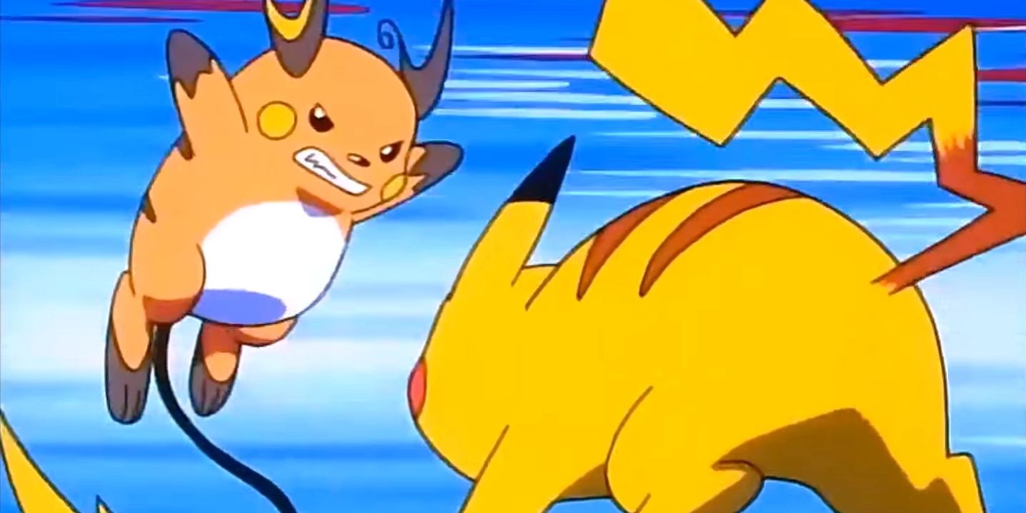 Pokemon Electric Shock Showdown Raichu Pikachu Lt Surge Ash