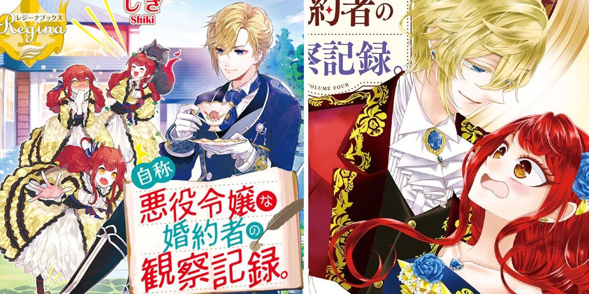Cecil and Bertia on the Light Novel covers