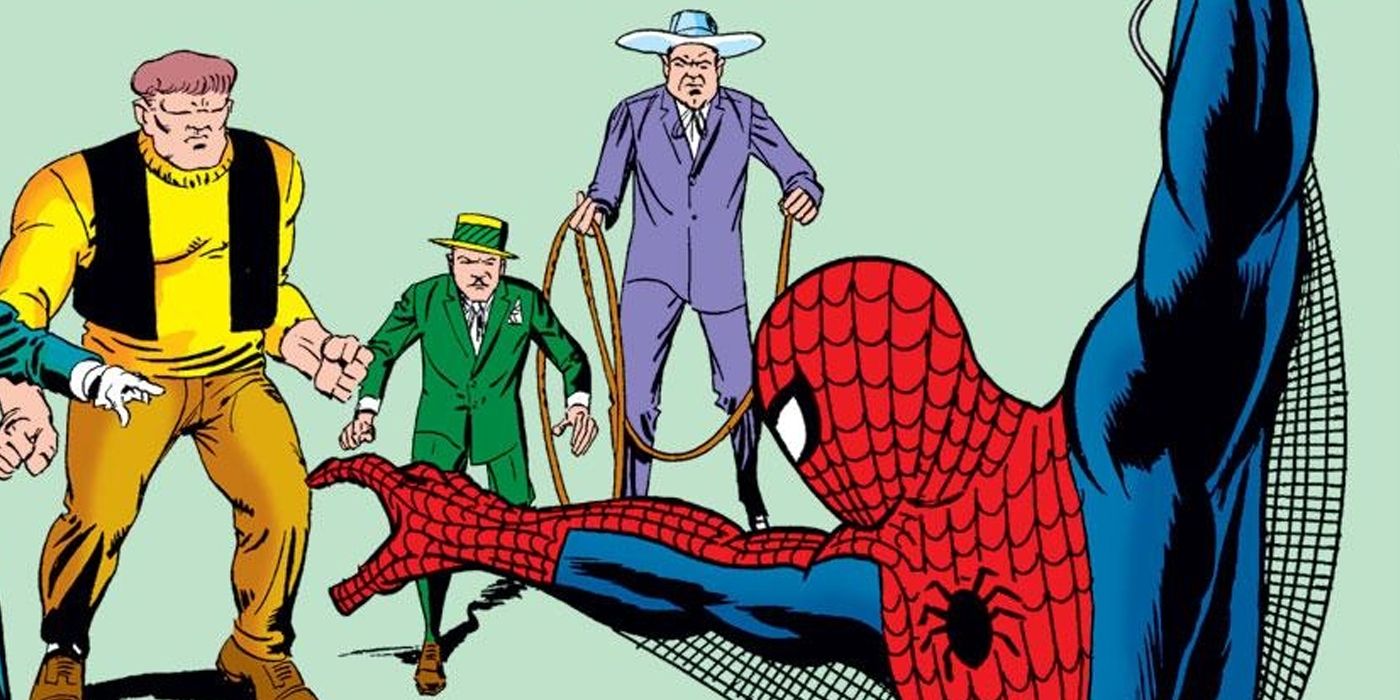 Spider-Man and the Enforcers in Marvel Comics