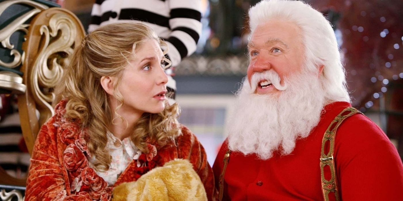 Elizabeth Mitchell and Tim Allen on Santa Clause 2