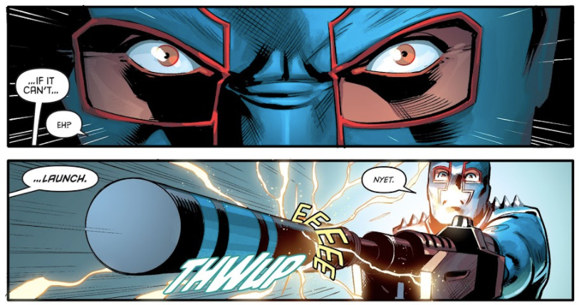 DC Nightwing Beats KGBeast Baton Jam Rebirth