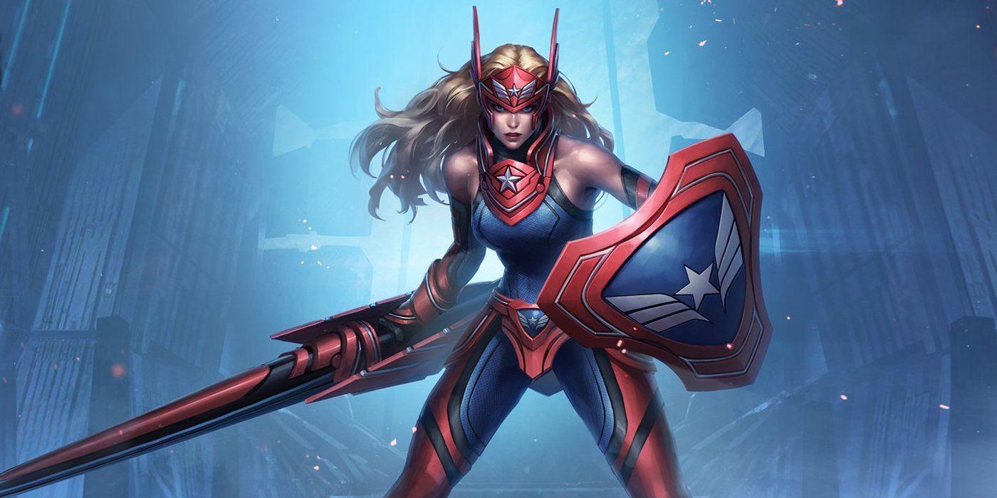 Sharon Rogers as Captain America in Marvel's Future Fight
