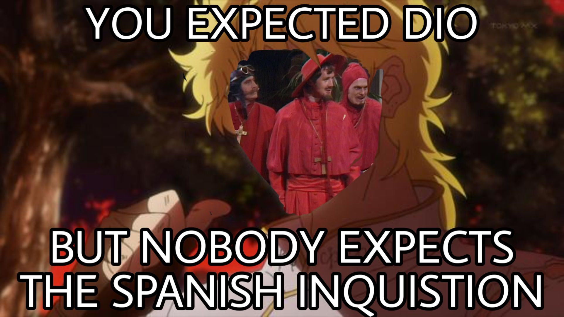 Monty Python's Flying Circus, JoJo Meme Dio 