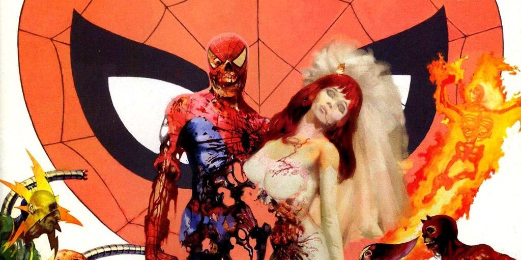 Spider-Man and MJ Marvel Zombies
