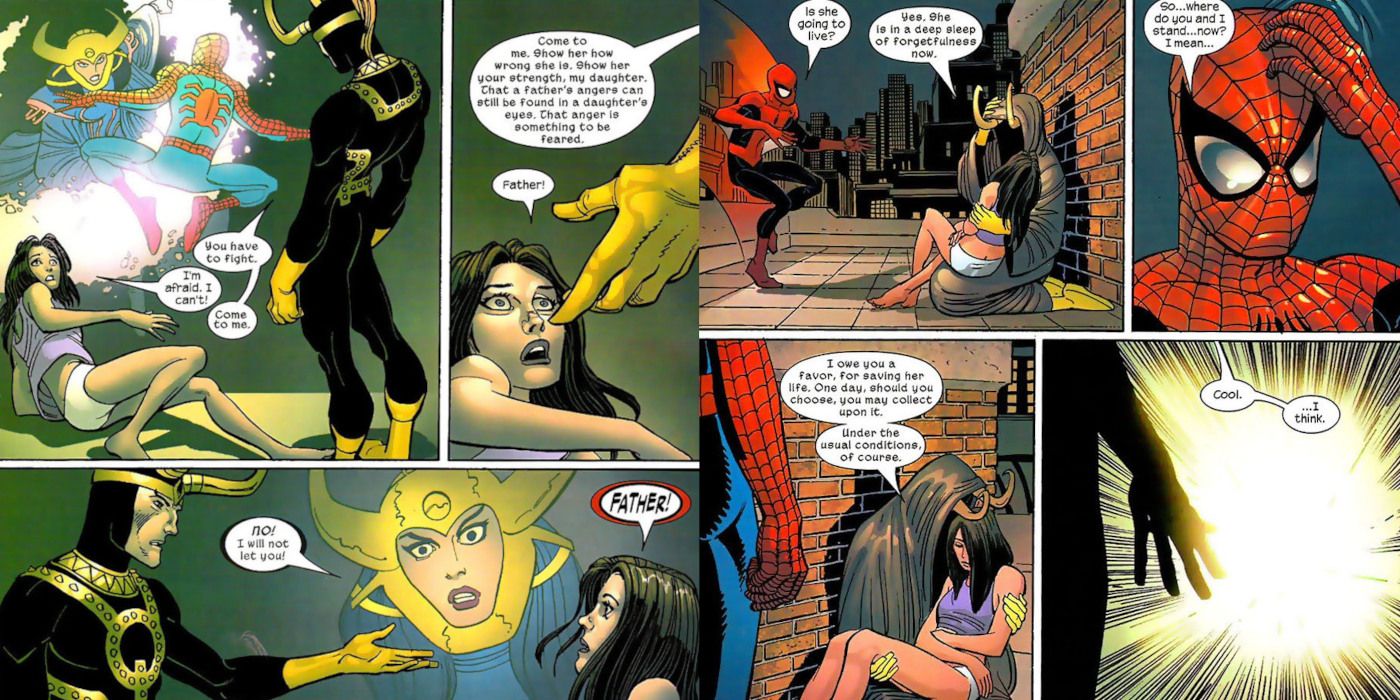 Spiderman Tess Loki Marvel Comics