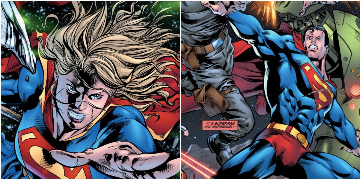 Supergirl and Superman in War of the Supermen