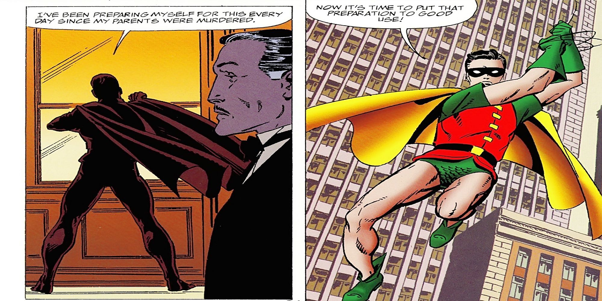 Superman and Batman Generations Bruce Wayne Was Robin