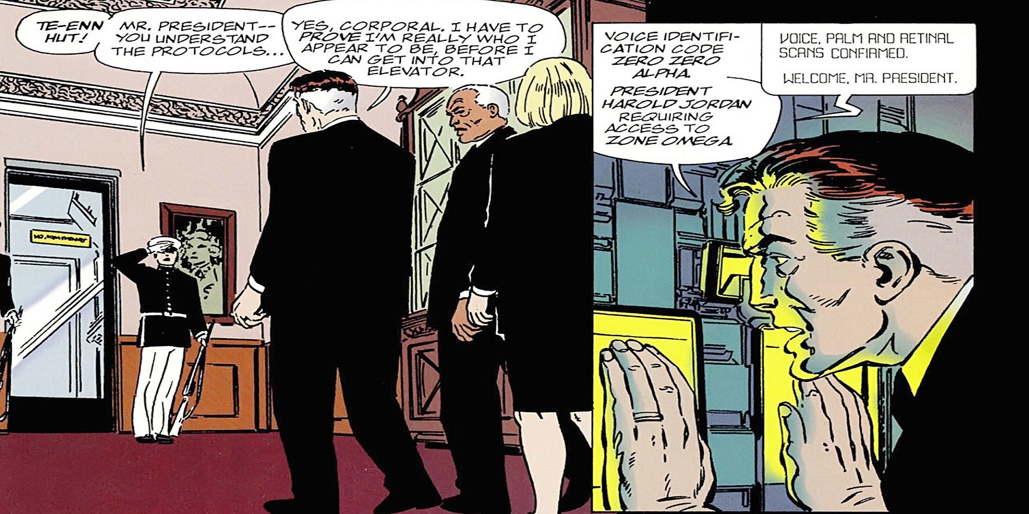 Superman and Batman Generations Hal Jordan As President