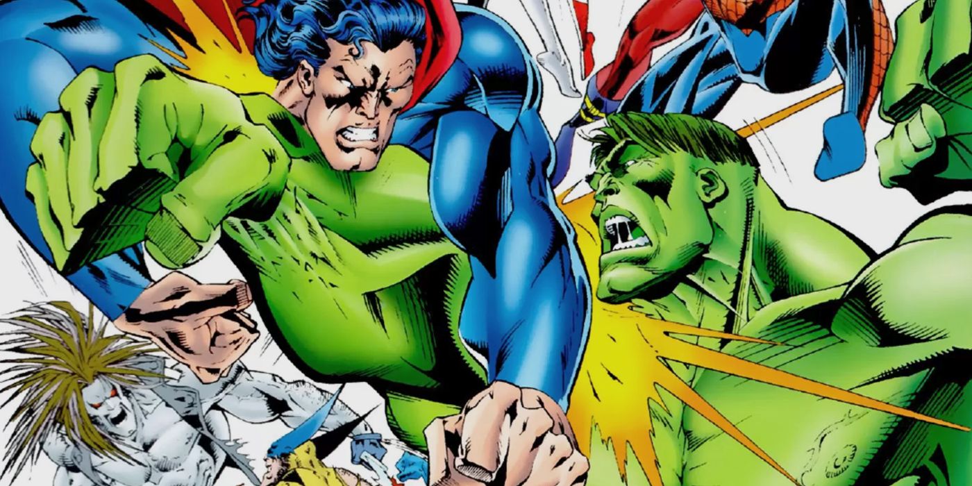 Superman vs Hulk Marvel vs DC