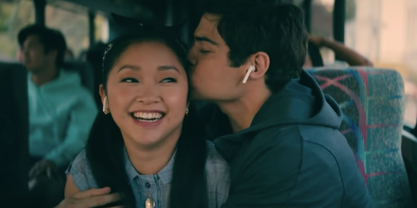 Peter kisses Lara Jean in To All the Boys I've Loved Before: Always and Forever