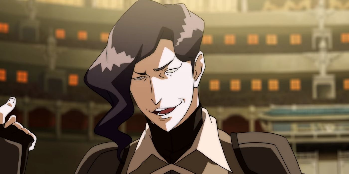 Tahno hace una sonrisa satisfechida en la arena de pro bending.