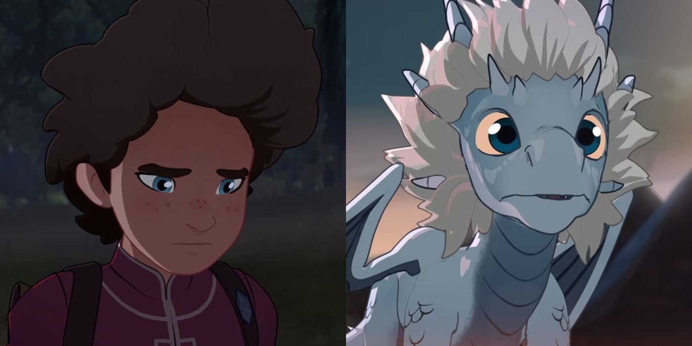 Ezran and Zym connect The Dragon Prince