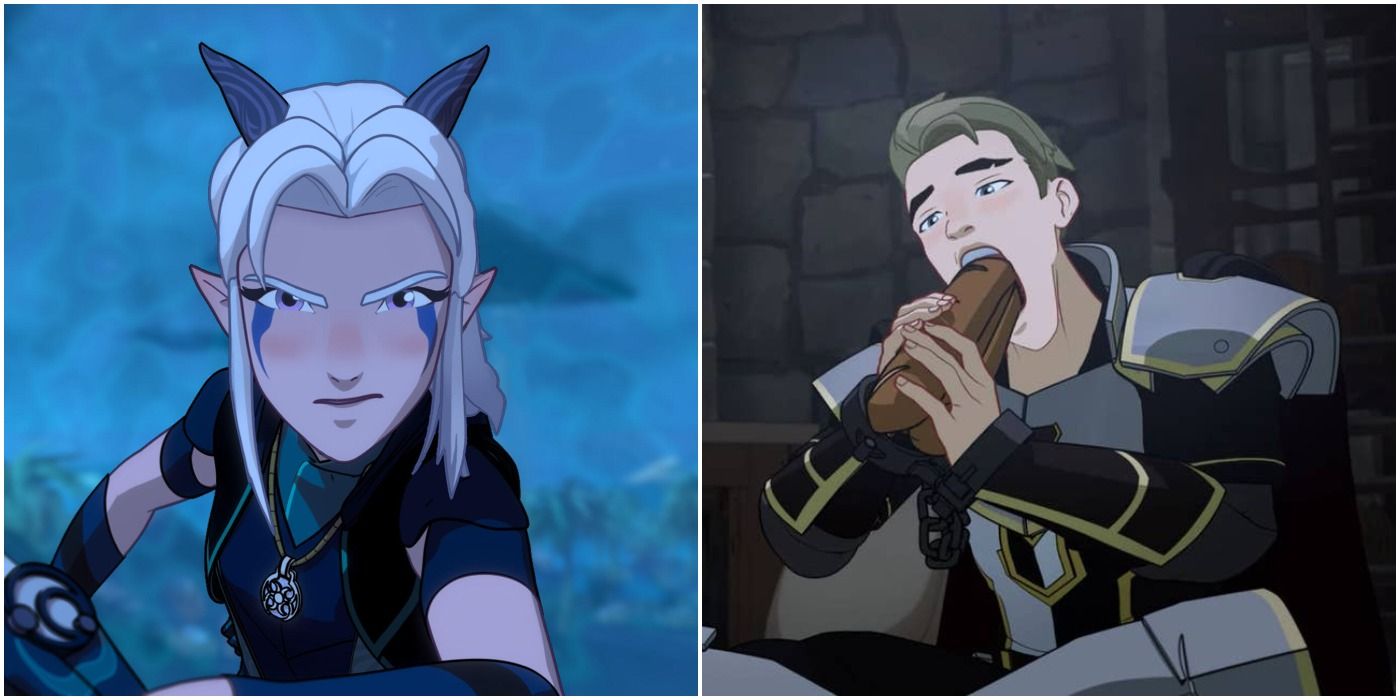 Rayla and Soren in The Dragon Prince
