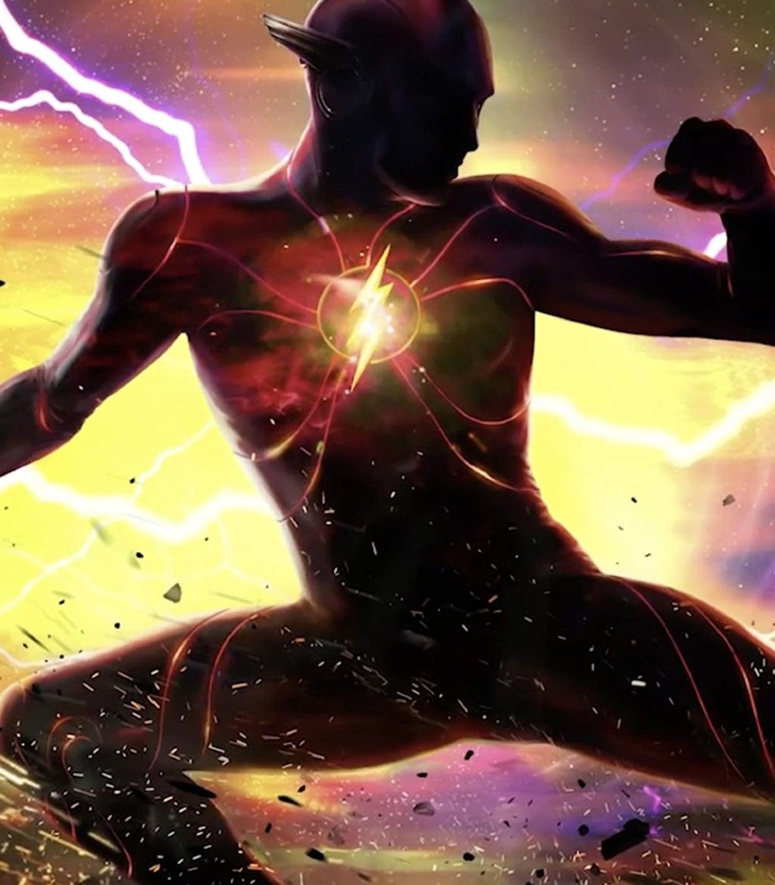 The Flash Movie Artwork with Ezra Miller