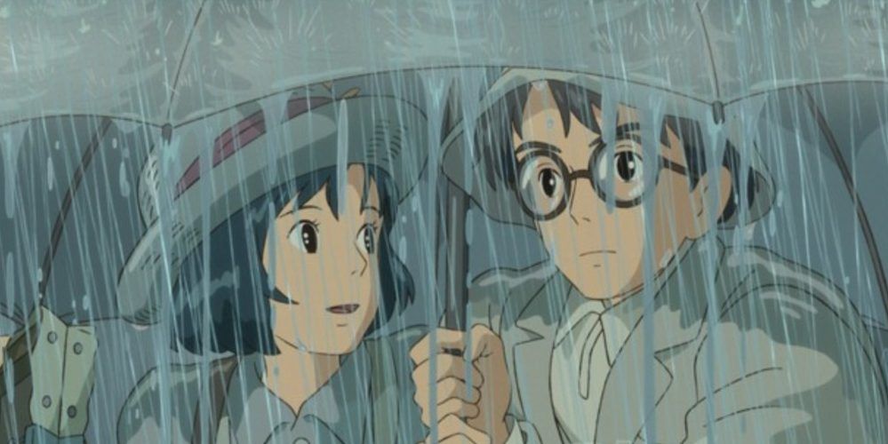 Anime The Wind Rises Umbrella Rain