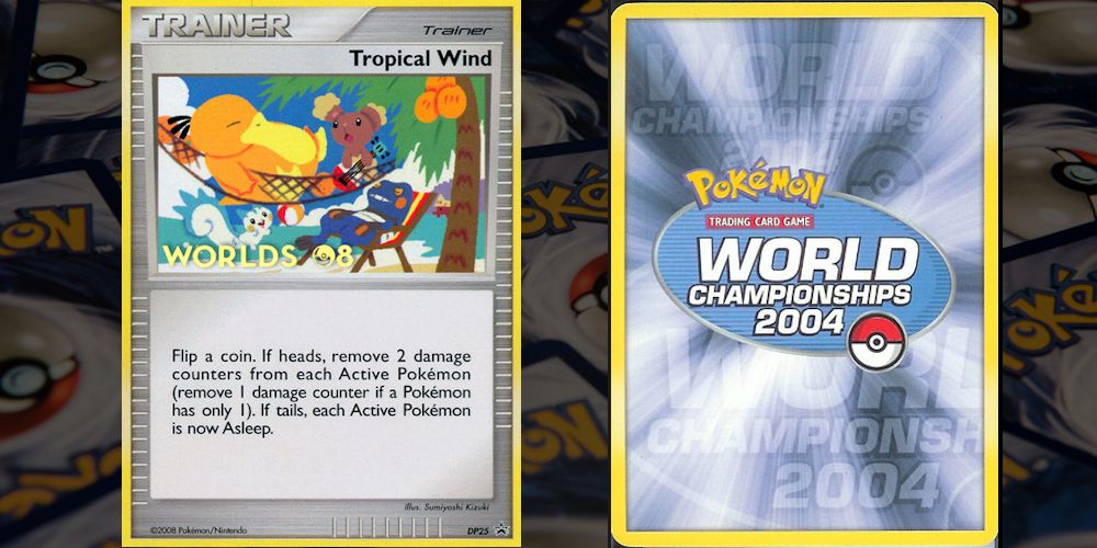 Tropical Wind Pokemon TCG Front and Back