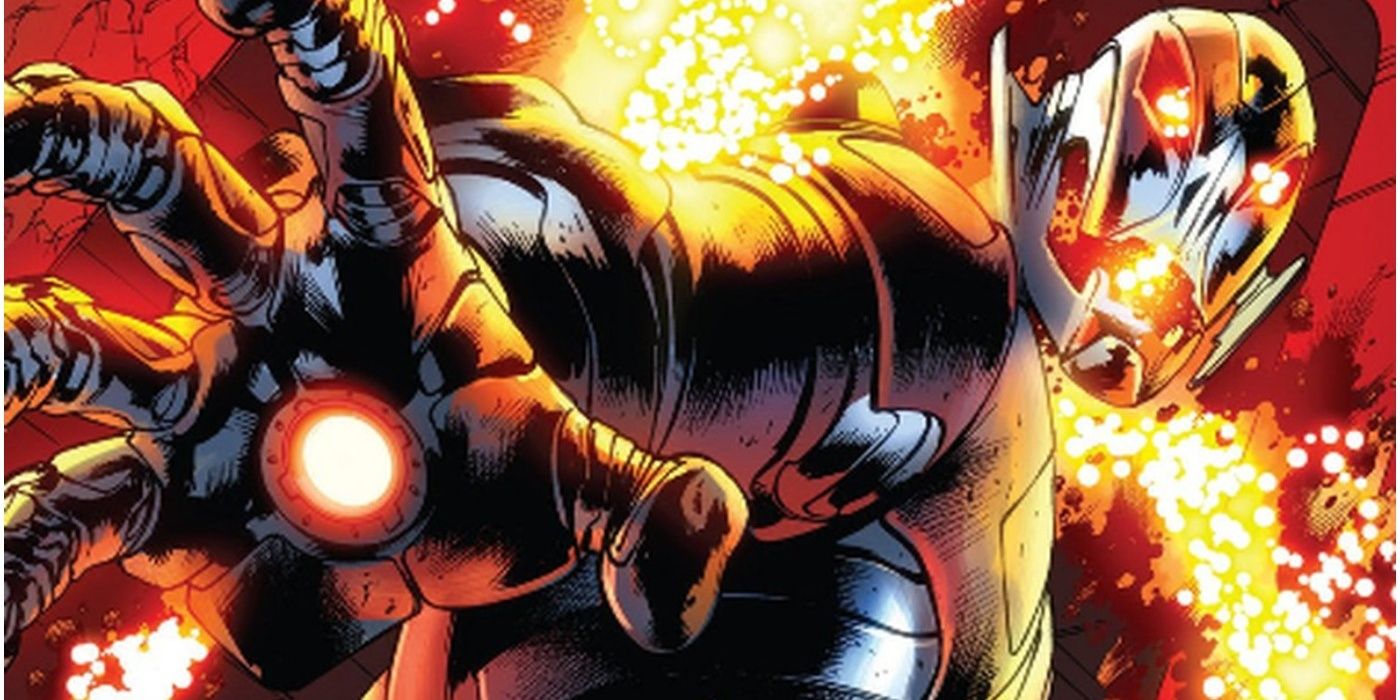 Ultron attacks the Avengers from Marvel Comics