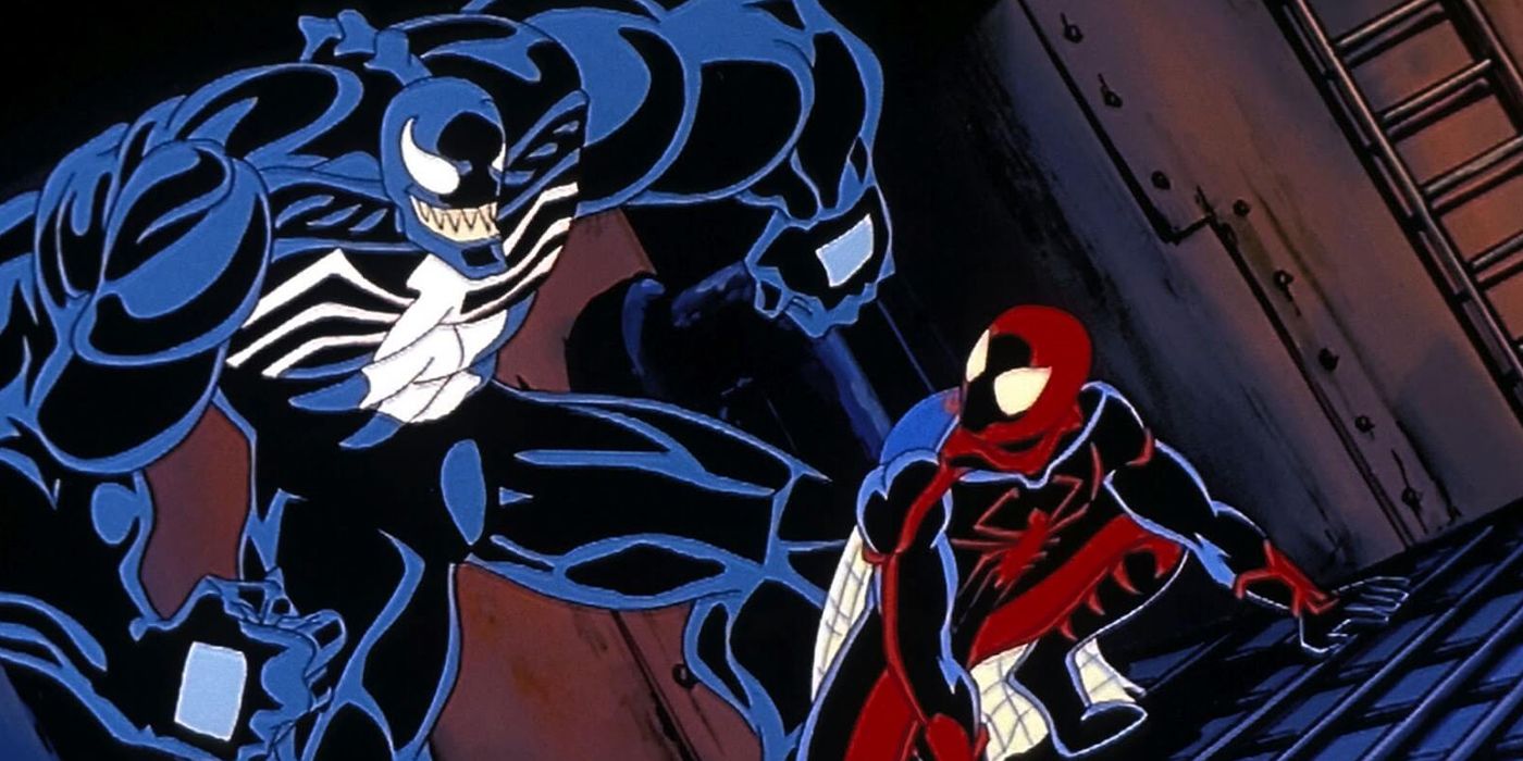 Spider-Man Vs. Venom in Spider-Man Unlimited animated series
