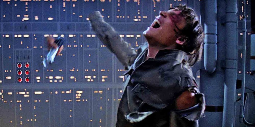 Luke Skywalker loses his hand and his lightsaber in Empire Strikes Back