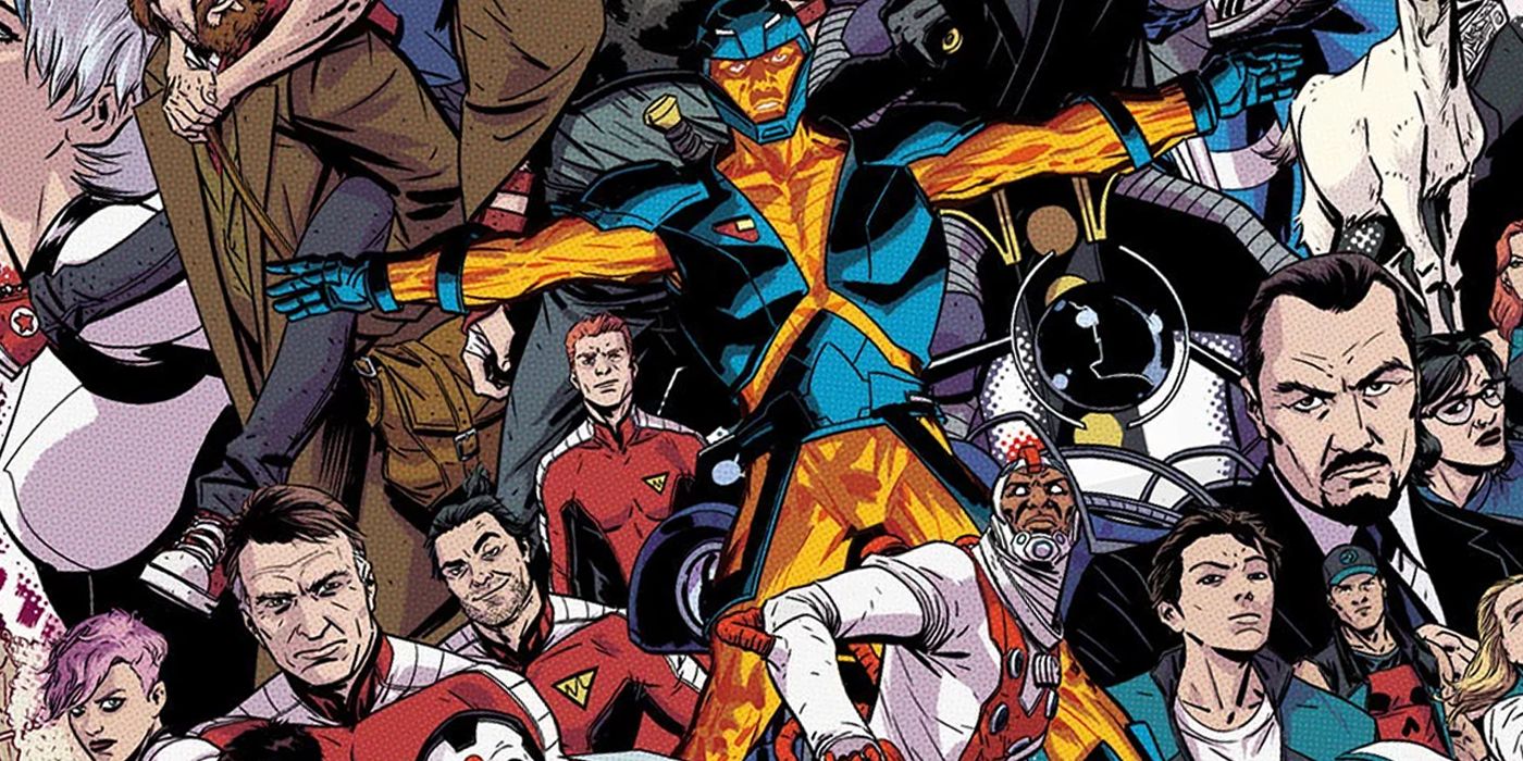 A group image of the heroes of Valiant Comics.