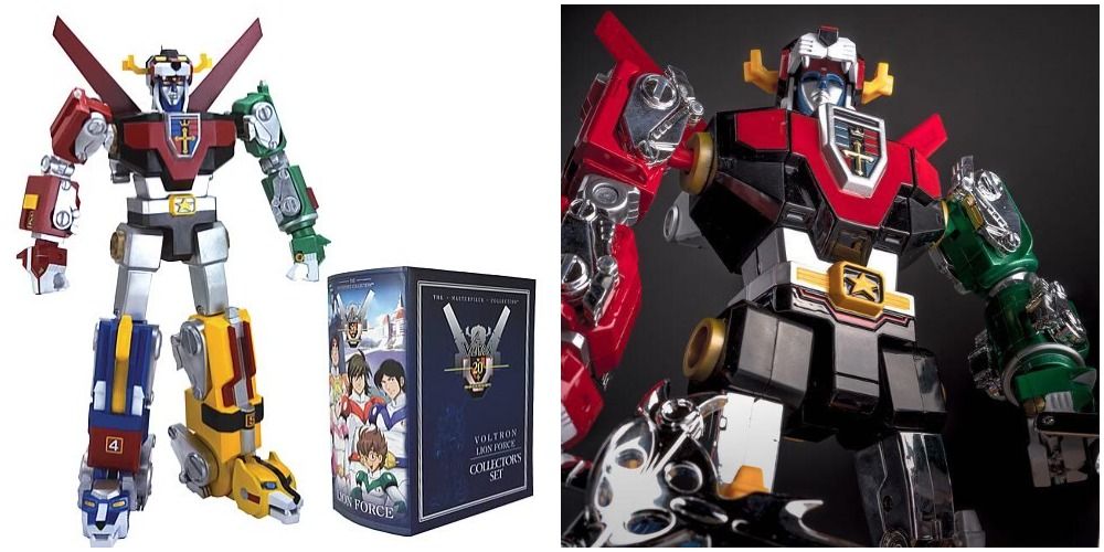Voltron 20th Anniversary Lion Force Figure and its box