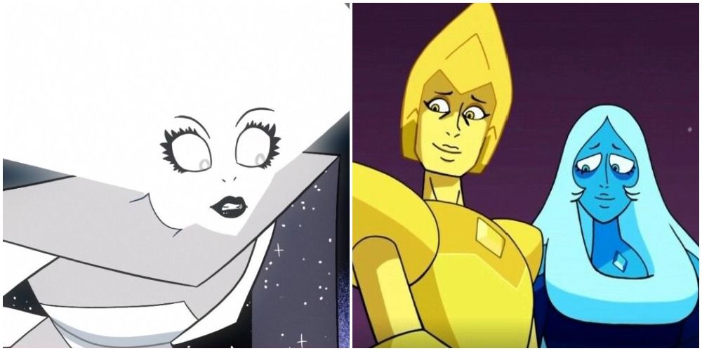 White Yellow and Blue Diamond Steven Universe