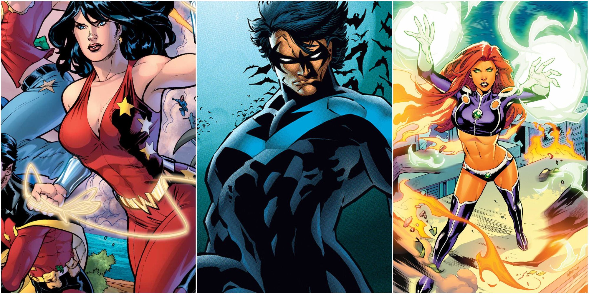 Donna Troy, Nightwing, and Starfire