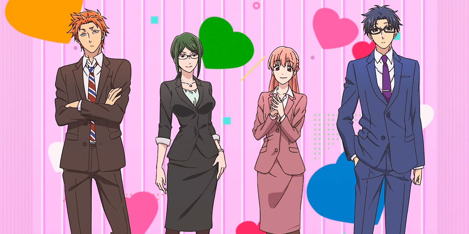 Main Characters From Wotakoi Love Is Hard For Otaku