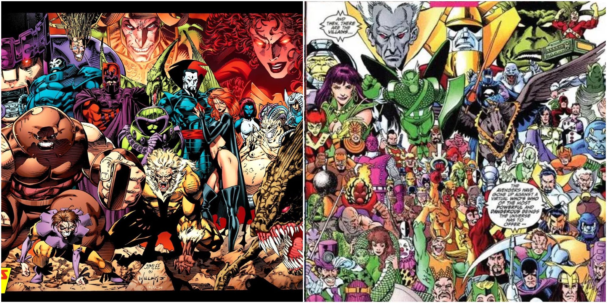 X-Men Villains and Avengers Villains