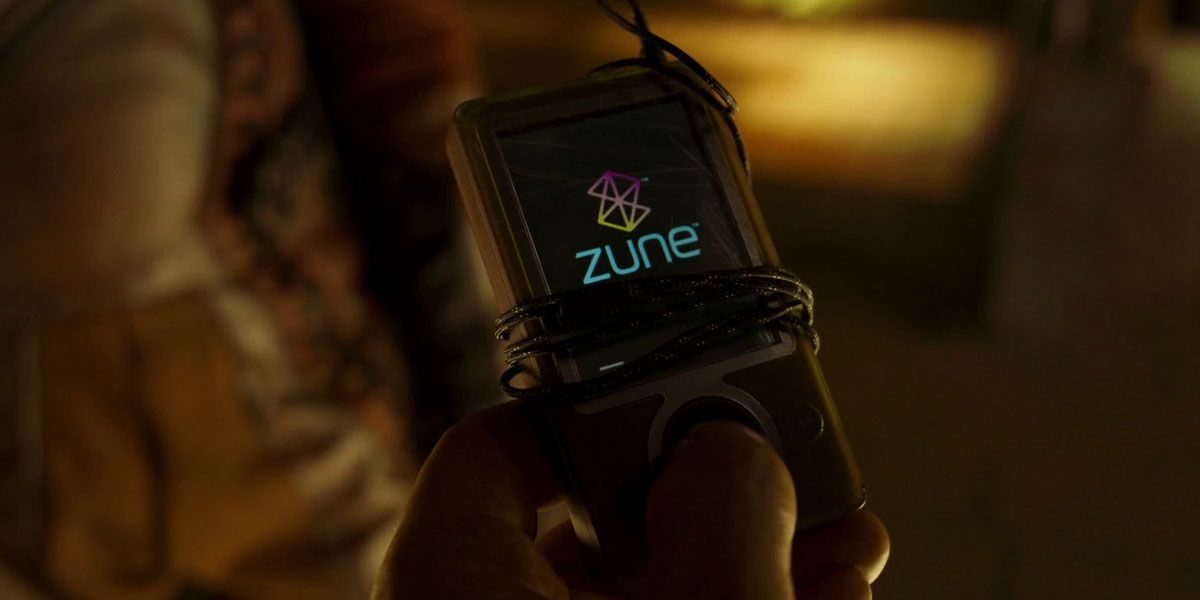 Peter tries out his new zune