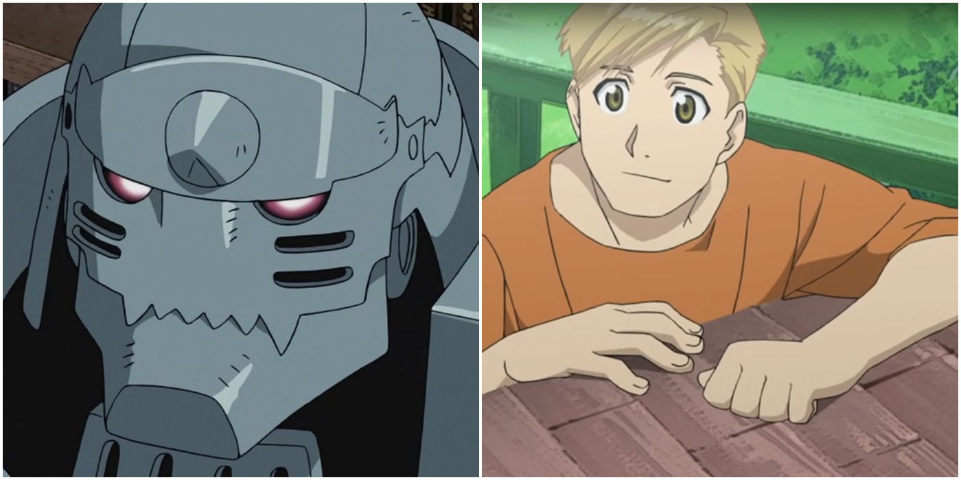 Do you prefer it when Alphonse's head goes cartoony (2003) or when his  whole body does (Brotherhood)? : r/FullmetalAlchemist