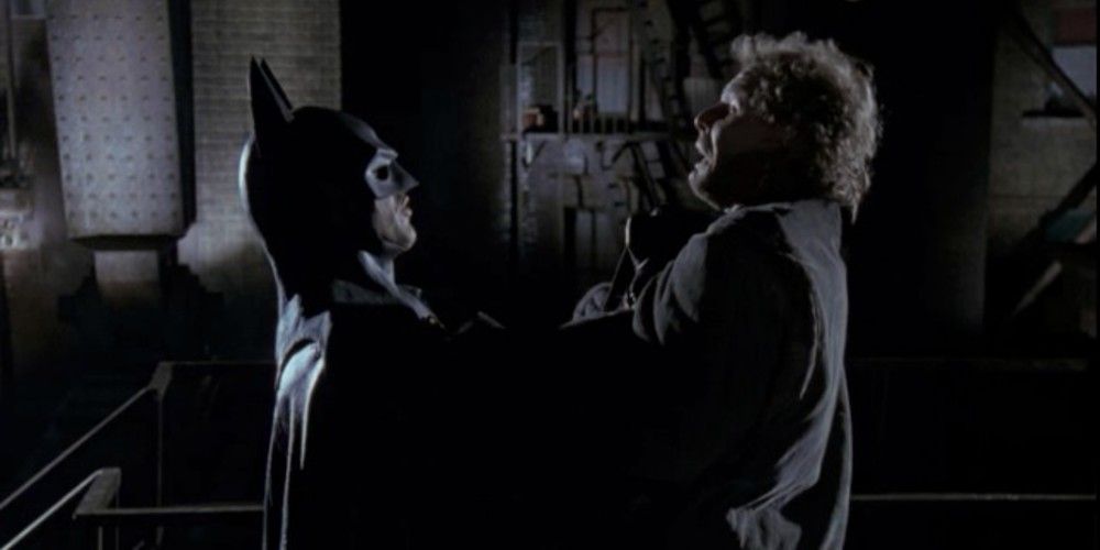 Batman investigating in 1989 Batman