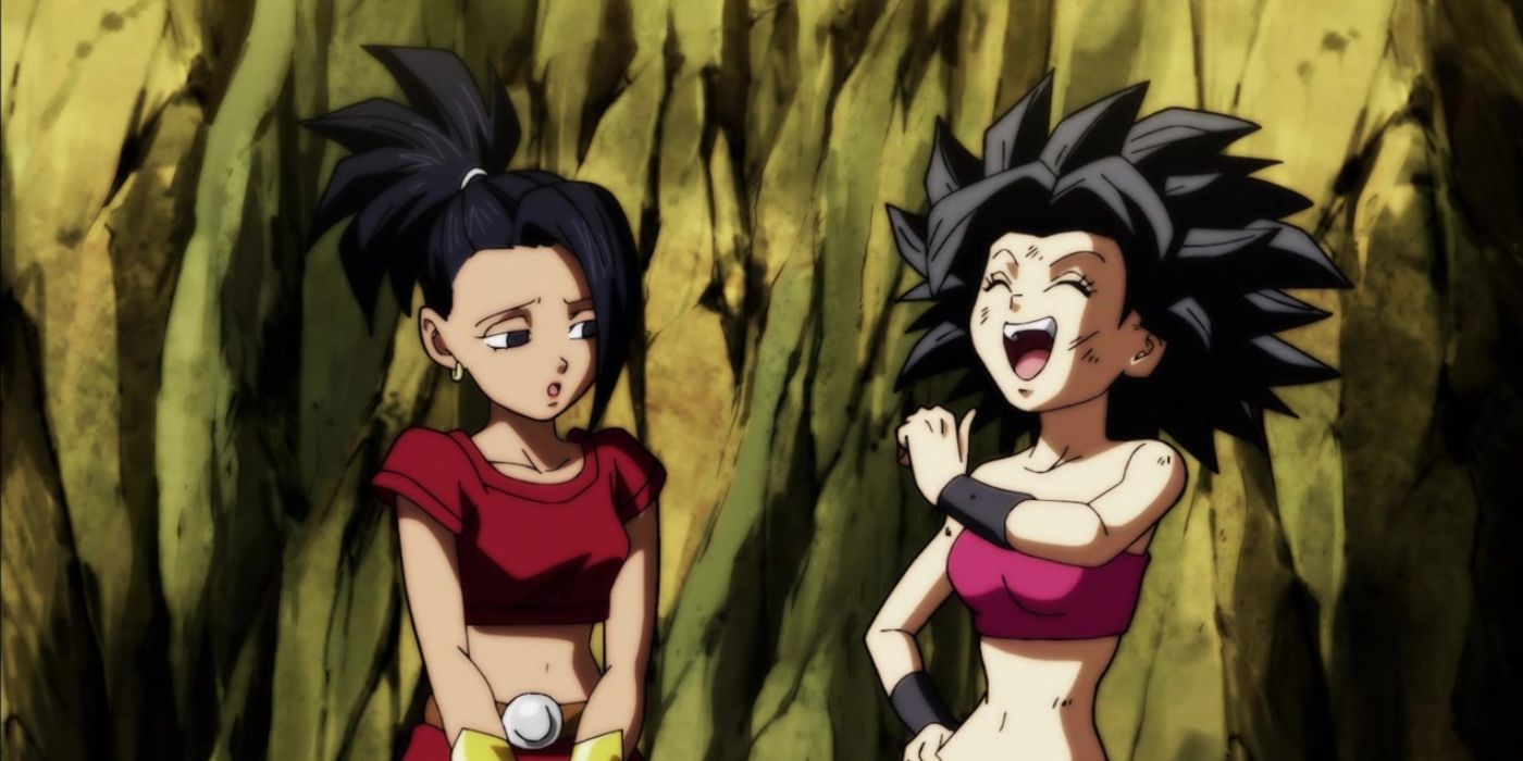 Caulifla and Kale from Universe 6 in Dragon Ball Super's Tournament of Power