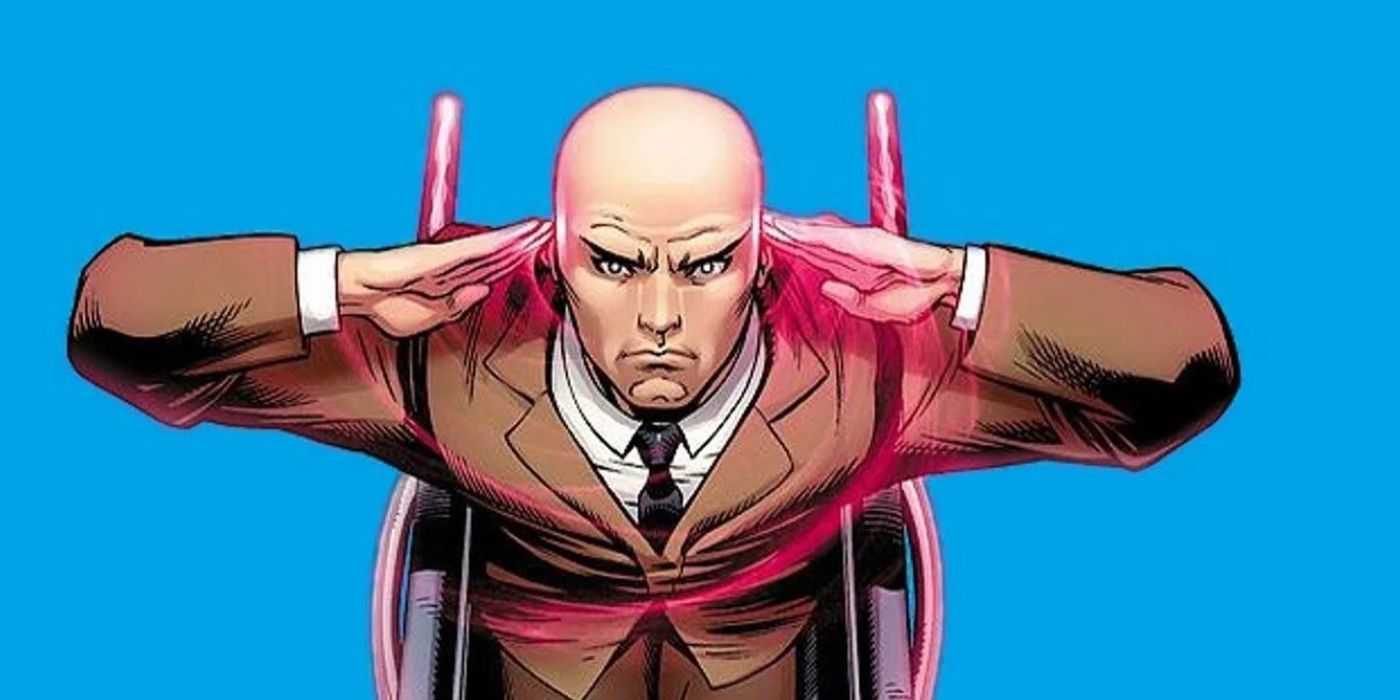 Charles Xavier using his telepathy in Marvel Comics