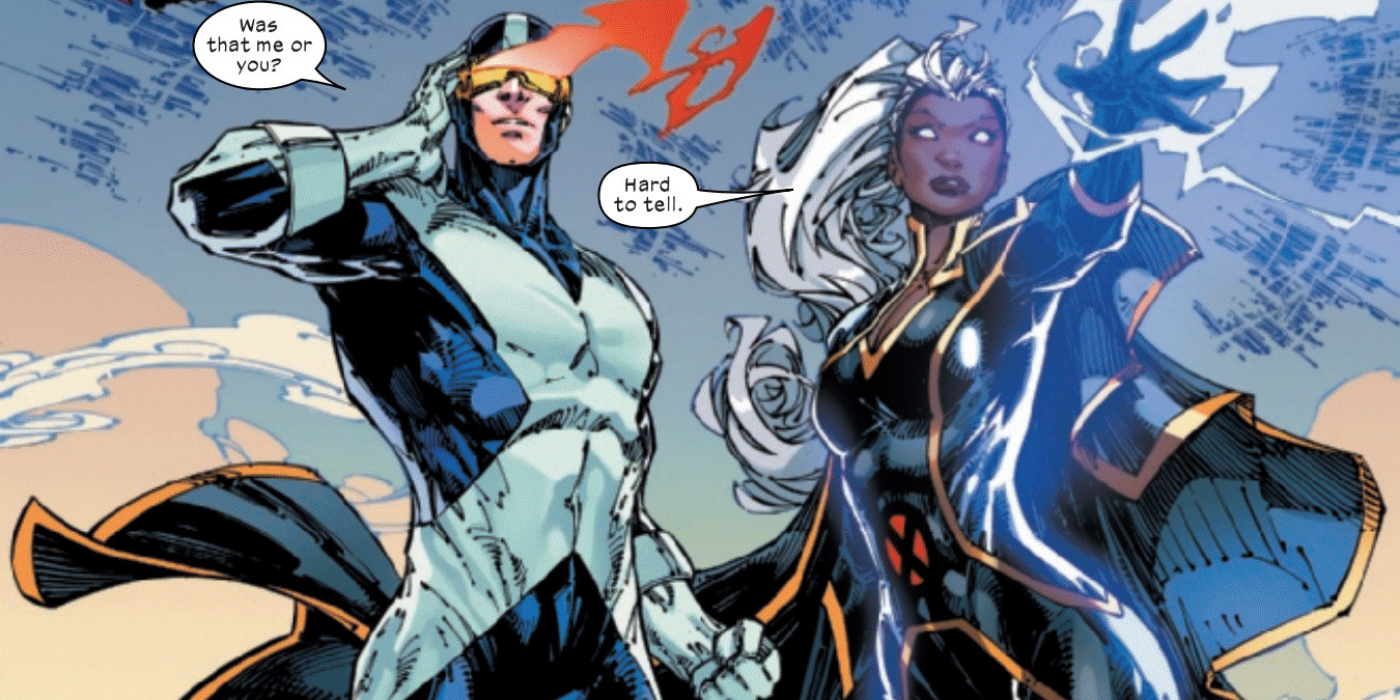 Cyclops and Storm